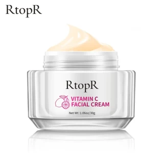 RtopR Vitamin C Face Cream Moisture Repair Skin Barrier Moisturiser For Face - For Dark Spots, Brightening, Dull Skin 30g