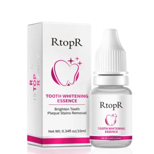 RtopR Teeth Oral Hygiene Essence Whitening Essence Daily Use Effective Remove Plaque Stains Cleaning Product teeth Cleaning Water 10ml