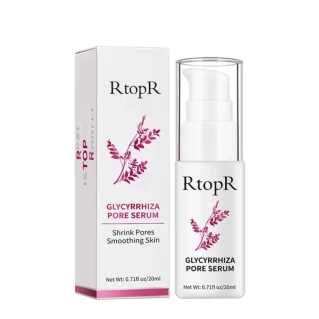 RtopR Glycyrrhiza Face Pore Repair Serum Collagen Face Anti Wrinkle Whitening Cream Oil Control Hydrating Effective Shrink Pores 20ml