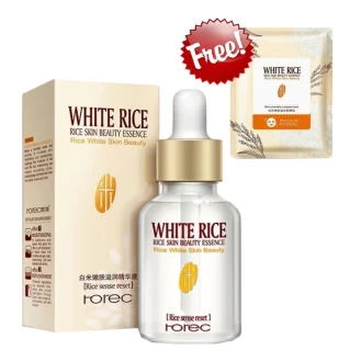 Rorec Rice Face Serum & Rice Mask Anti Wrinkle Glowing Skin Care