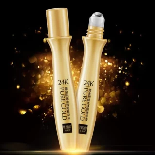 SENANA 24k Shiny Gold Eye Serum Roller-In Moisturizing 15ml