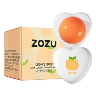 ZOZU Fresh GrapeFruit Moisturizing Lip Heart Shape Balm