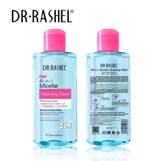 Dr.Rashel All In 1 Micellar Cleansing Water Cleanses Comforts Removes Even Waterproof Makeup Remover