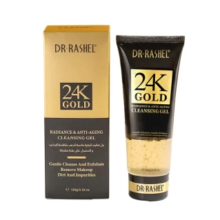 Dr.Rashel 24K Gold Facial Wash Anti-Aging Facial Gel Cleansing 100Ml