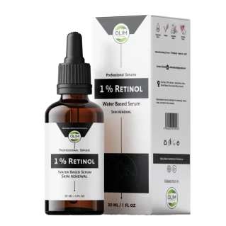 Retinol Serum 1% 30 ML - Anti-Aging, Wrinkles, Fine Lines, Sun Damage