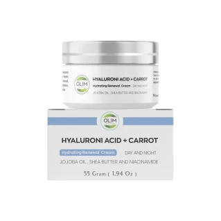 Hyaluronic Acid & Carrot Face Cream - Moisturizing & Anti-Aging