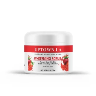 FACE AND BODY EXFOLIATING WHITENING SCRUB FOR REMOVING DEAD SKIN CELLS AND SOFT & CLEAN SKIN FOR ALL SKIN TYPES