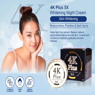 4k Plus Whitening Night cream Whitening.