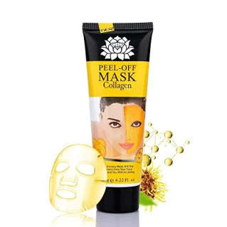 AICHUN BEAUTY 24k Gold Face Collagen Peel-off Facial Mask Anti-Wrinkle Face Masks Skin Care Face Lifting Firming Moisturize 4.22 Fl.oz (2 Bottle)